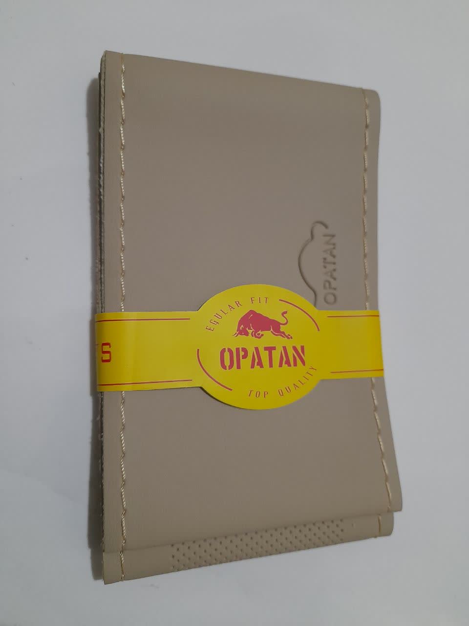 روکش فرمان دوختنی نسکافه ای چرم OPATAN مناسب تمام خودروها
